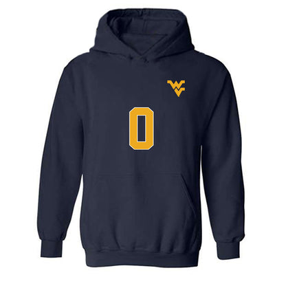West Virginia - NCAA Women's Soccer : Bailey Herfurth - Replica Shersey Hooded Sweatshirt