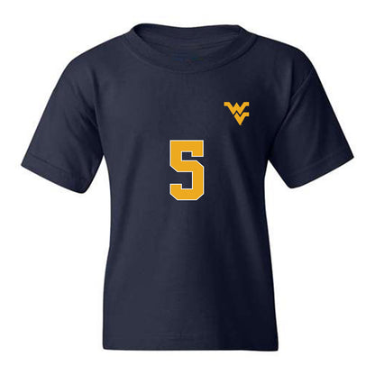 West Virginia - NCAA Women's Soccer : Taylor White - Replica Shersey Youth T-Shirt