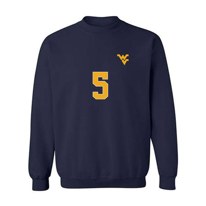 West Virginia - NCAA Women's Soccer : Taylor White - Replica Shersey Crewneck Sweatshirt