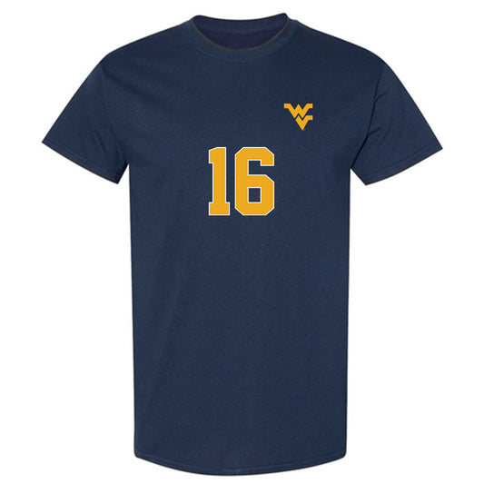 West Virginia - NCAA Men's Soccer : Tyler Bush - Replica Shersey T-Shirt-0