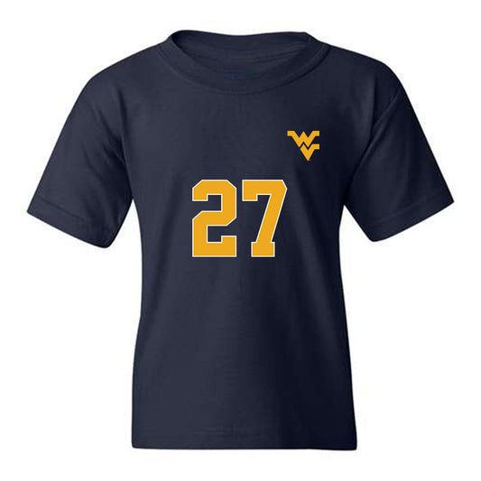 West Virginia - NCAA Women's Soccer : Natalie Zibinskas - Replica Shersey Youth T-Shirt