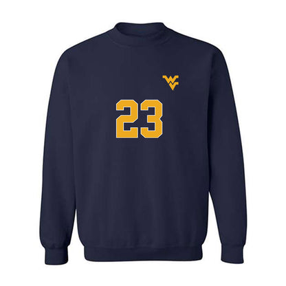 West Virginia - NCAA Women's Soccer : Madeleine Moreau - Replica Shersey Crewneck Sweatshirt