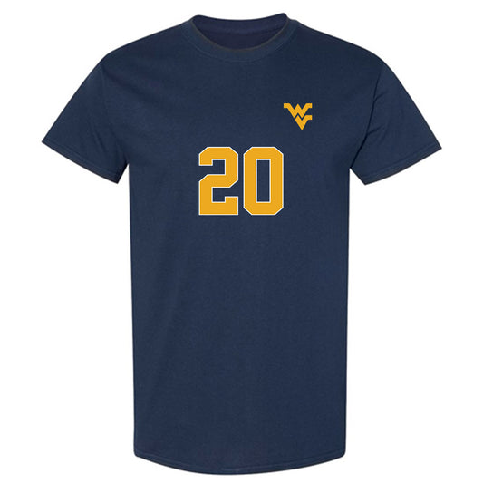 West Virginia - NCAA Men's Soccer : Thomas Bowe - Replica Shersey T-Shirt-0