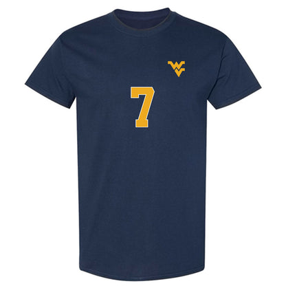 West Virginia - NCAA Men's Soccer : Marcus Caldeira - Replica Shersey T-Shirt-0