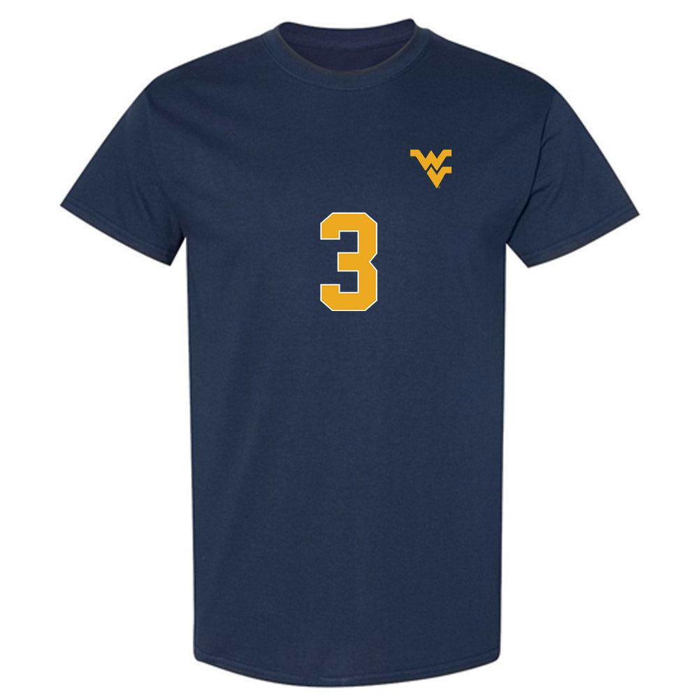 West Virginia - NCAA Women's Soccer : Jacey Rase - Replica Shersey T-Shirt