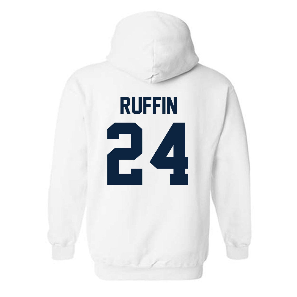 Xavier - NCAA Men's Soccer : Ellison Ruffin - Replica Shersey Hooded Sweatshirt-1