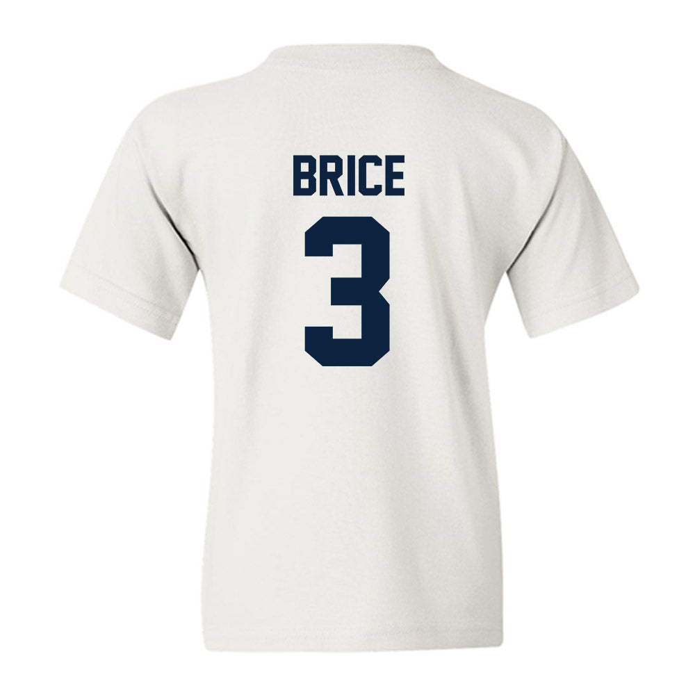Xavier - NCAA Men's Soccer : Nolan Brice - Replica Shersey Youth T-Shirt-1