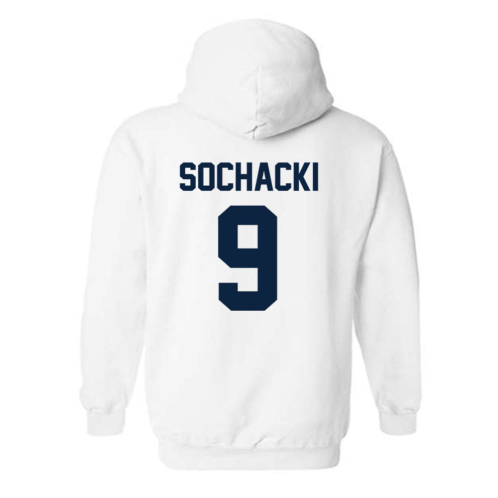 Xavier - NCAA Women's Soccer : Reese Sochacki - Replica Shersey Hooded Sweatshirt-1