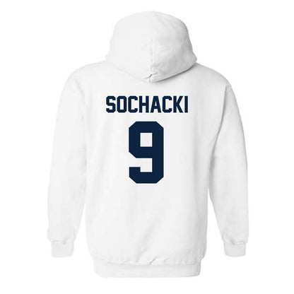 Xavier - NCAA Women's Soccer : Reese Sochacki - Replica Shersey Hooded Sweatshirt-1