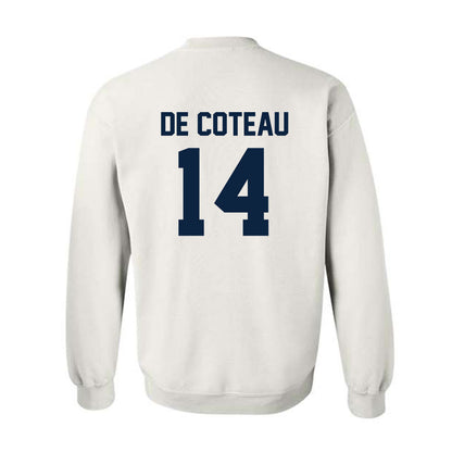 Xavier - NCAA Men's Soccer : Jabari De coteau - Replica Shersey Crewneck Sweatshirt-1