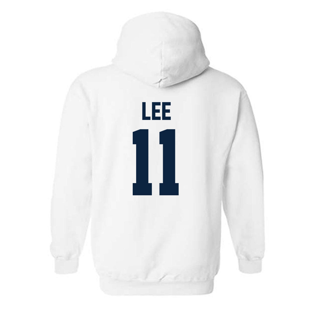 Xavier - NCAA Men's Soccer : Gun Lee - Replica Shersey Hooded Sweatshirt-1