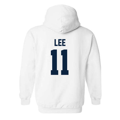 Xavier - NCAA Men's Soccer : Gun Lee - Replica Shersey Hooded Sweatshirt-1