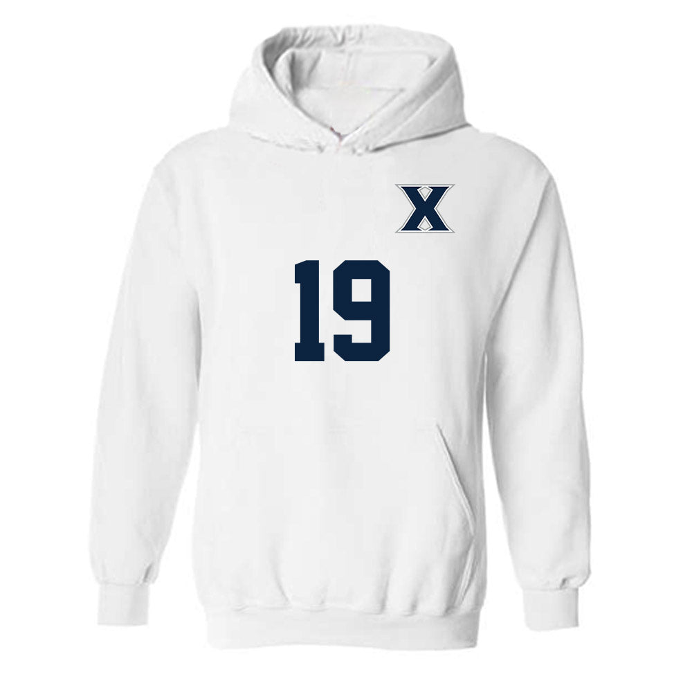 Xavier - NCAA Women's Soccer : Elizabeth Powell - Replica Shersey Hooded Sweatshirt-0