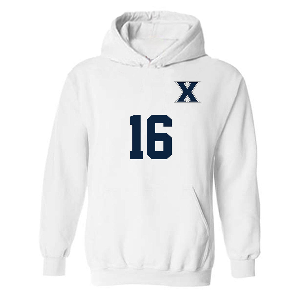 Xavier - NCAA Women's Soccer : Brooklyn O'Brien - Replica Shersey Hooded Sweatshirt-0