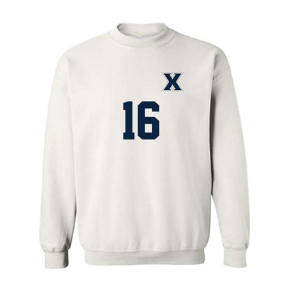 Xavier - NCAA Men's Soccer : Alejandro Silvestrini - Replica Shersey Crewneck Sweatshirt-0
