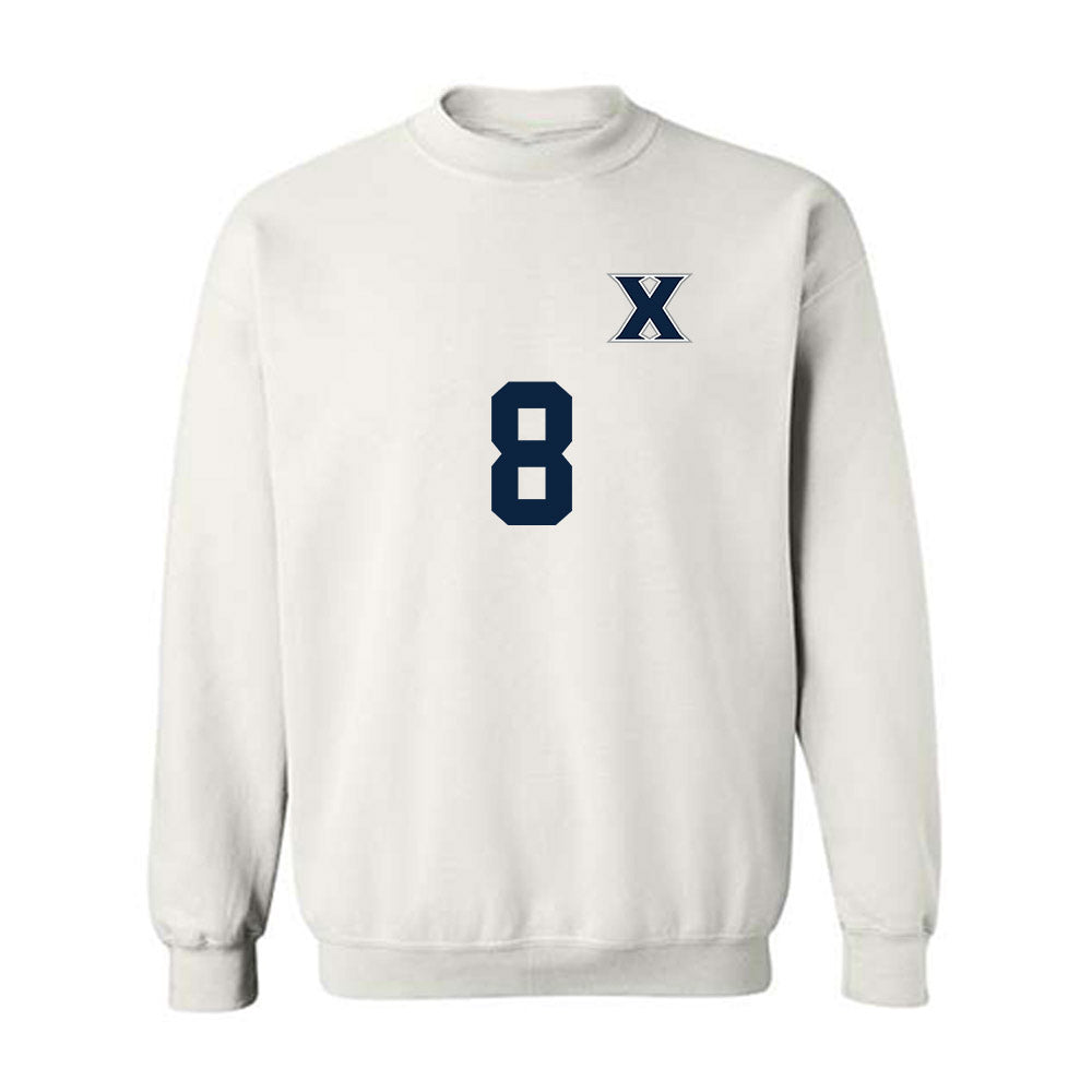 Xavier - NCAA Men's Soccer : Ezra Widman - Replica Shersey Crewneck Sweatshirt-0
