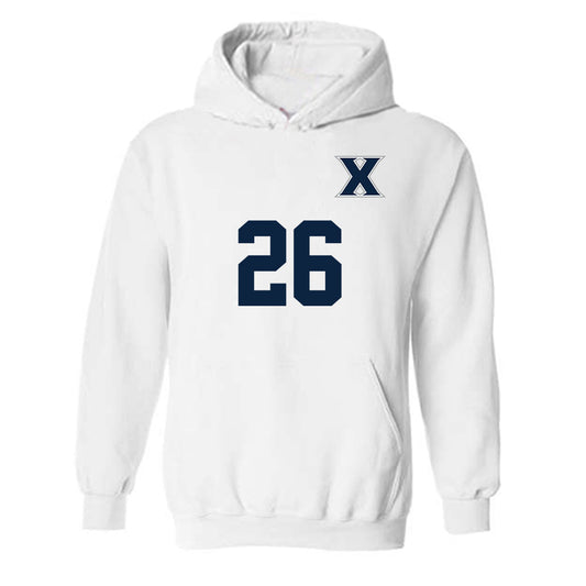 Xavier - NCAA Women's Soccer : Samantha Erbach - Replica Shersey Hooded Sweatshirt