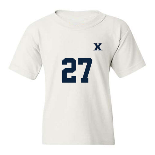Xavier - NCAA Men's Soccer : Ely Detty - Replica Shersey Youth T-Shirt-0