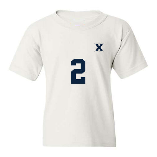 Xavier - NCAA Women's Soccer : Jane Olcott - Youth T-Shirt