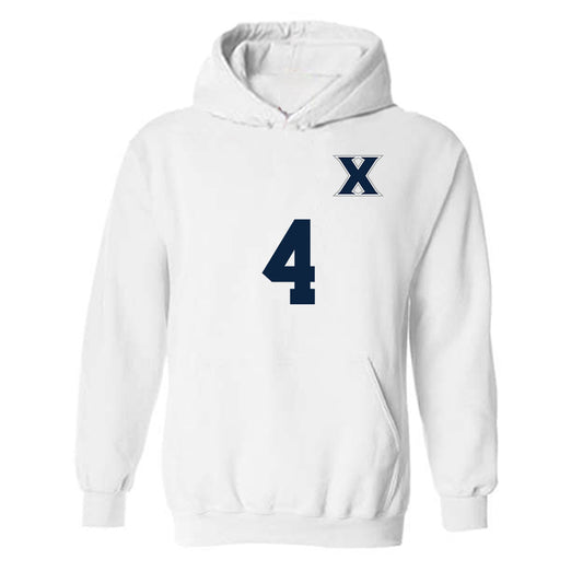 Xavier - NCAA Women's Soccer : Kyra Hartogs - Replica Shersey Hooded Sweatshirt-0