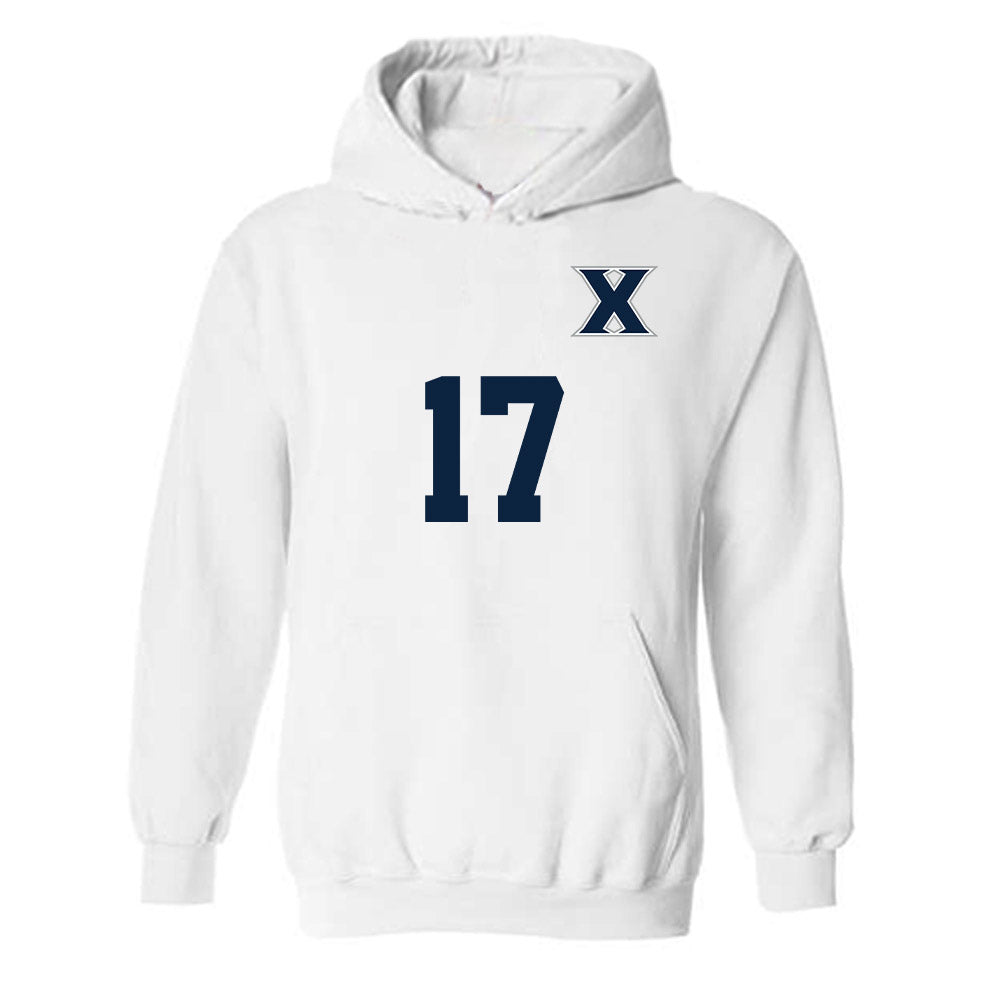 Xavier - NCAA Women's Soccer : Callie Houtz - Replica Shersey Hooded Sweatshirt-0