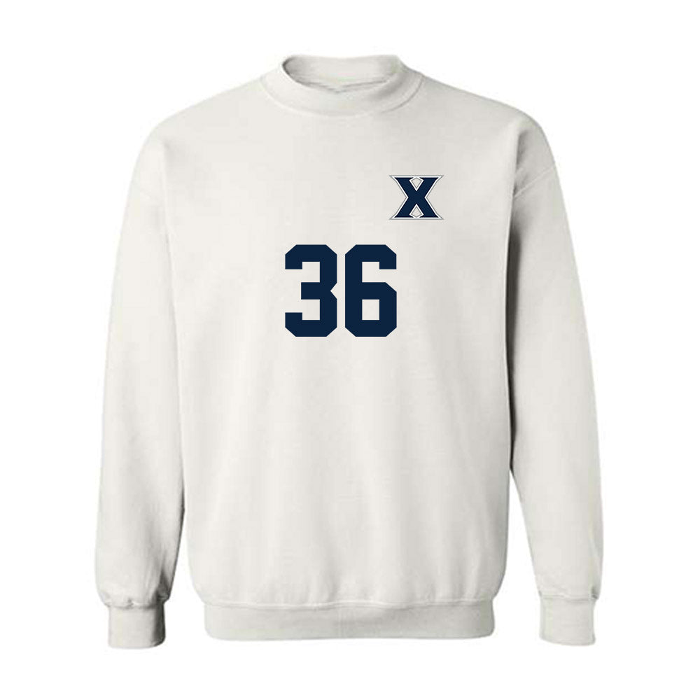 Xavier - NCAA Men's Soccer : Reece Cousino - Replica Shersey Crewneck Sweatshirt-0