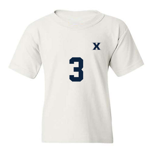 Xavier - NCAA Men's Soccer : Nolan Brice - Replica Shersey Youth T-Shirt-0