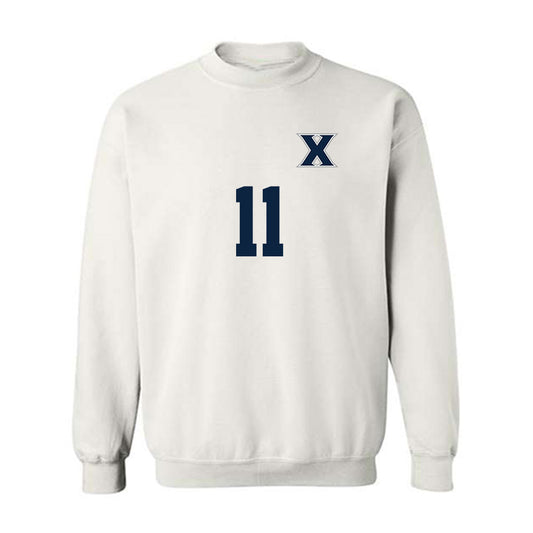 Xavier - NCAA Men's Soccer : Gun Lee - Replica Shersey Crewneck Sweatshirt-0