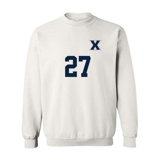 Xavier - NCAA Men's Soccer : Ely Detty - Replica Shersey Crewneck Sweatshirt-0