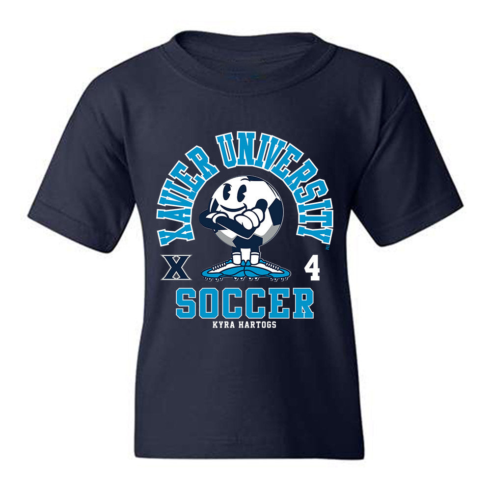 Xavier - NCAA Women's Soccer : Kyra Hartogs - Fashion Shersey Youth T-Shirt-0