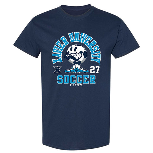 Xavier - NCAA Men's Soccer : Ely Detty - Fashion Shersey T-Shirt-0