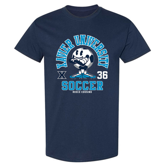 Xavier - NCAA Men's Soccer : Reece Cousino - Fashion Shersey T-Shirt-0