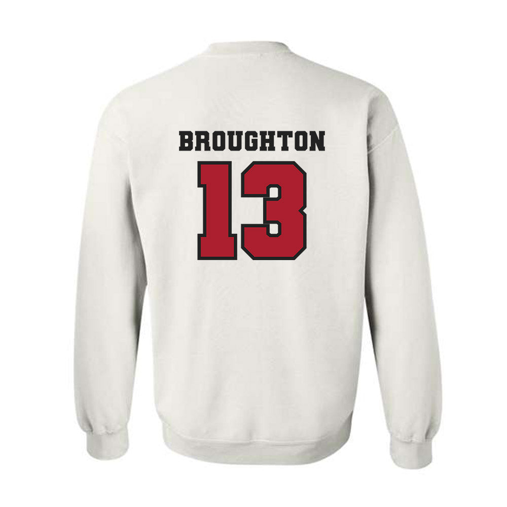 Nicholls State - NCAA Women's Basketball : Asia Broughton - Classic Fashion Shersey Crewneck Sweatshirt