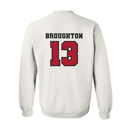 Nicholls State - NCAA Women's Basketball : Asia Broughton - Classic Fashion Shersey Crewneck Sweatshirt