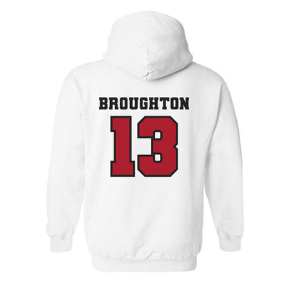 Nicholls State - NCAA Women's Basketball : Asia Broughton - Classic Fashion Shersey Hooded Sweatshirt