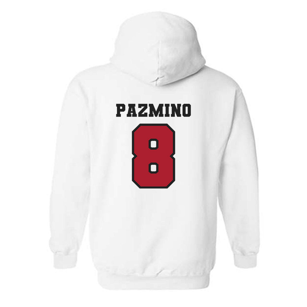 Nicholls State - NCAA Men's Basketball : Kevin Pazmino - Classic Fashion Shersey Hooded Sweatshirt-1