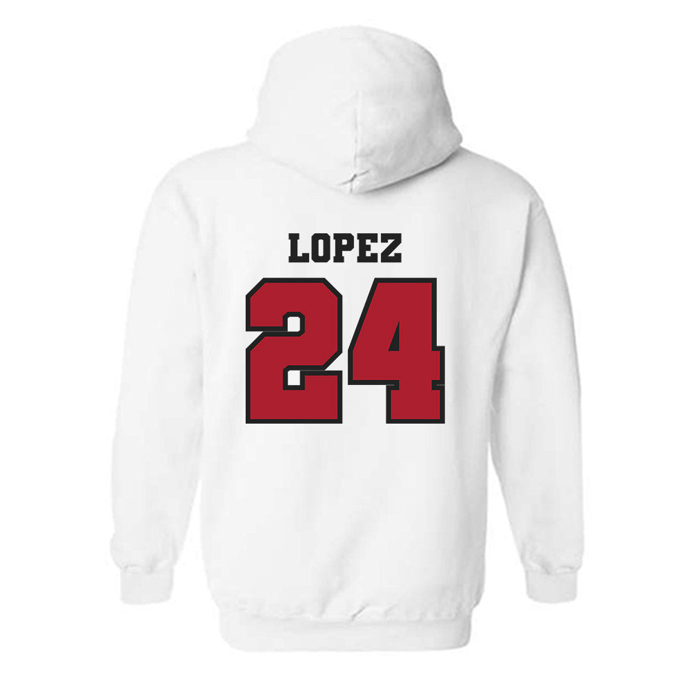 Nicholls State - NCAA Women's Soccer : Alena Lopez - Classic Fashion Shersey Hooded Sweatshirt-1