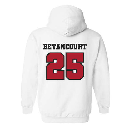 Nicholls State - NCAA Men's Basketball : Domanic Betancourt - Classic Fashion Shersey Hooded Sweatshirt-1