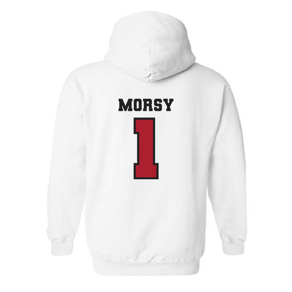 Nicholls State - NCAA Men's Tennis : Omar Morsy - Classic Fashion Shersey Hooded Sweatshirt-1