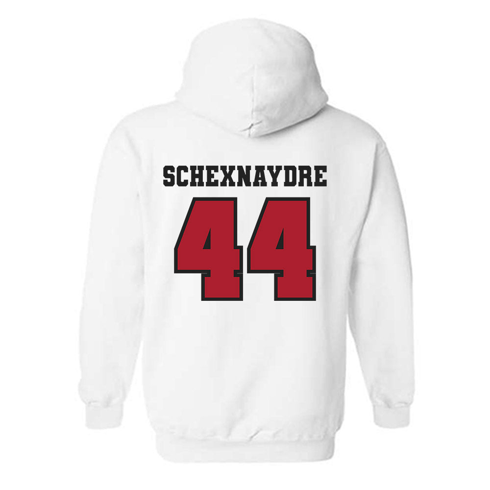 Nicholls State - NCAA Baseball : Owen Schexnaydre - Classic Fashion Shersey Hooded Sweatshirt-1