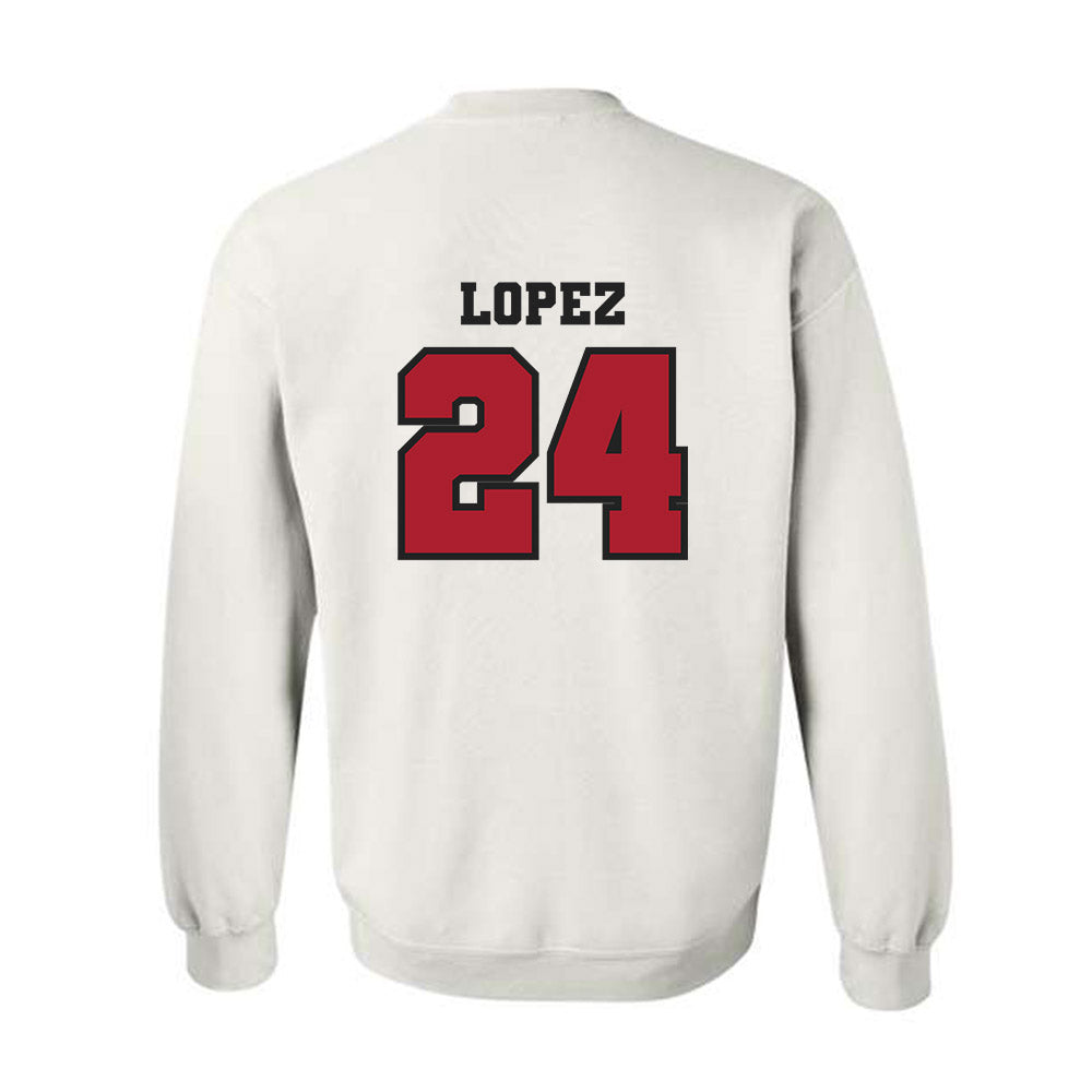 Nicholls State - NCAA Women's Soccer : Alena Lopez - Classic Fashion Shersey Crewneck Sweatshirt-1