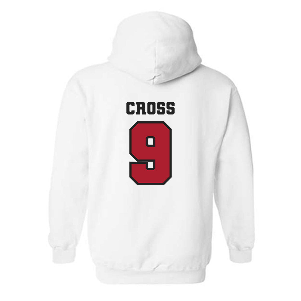 Nicholls State - NCAA Men's Basketball : Zaiden Cross - Classic Fashion Shersey Hooded Sweatshirt-1