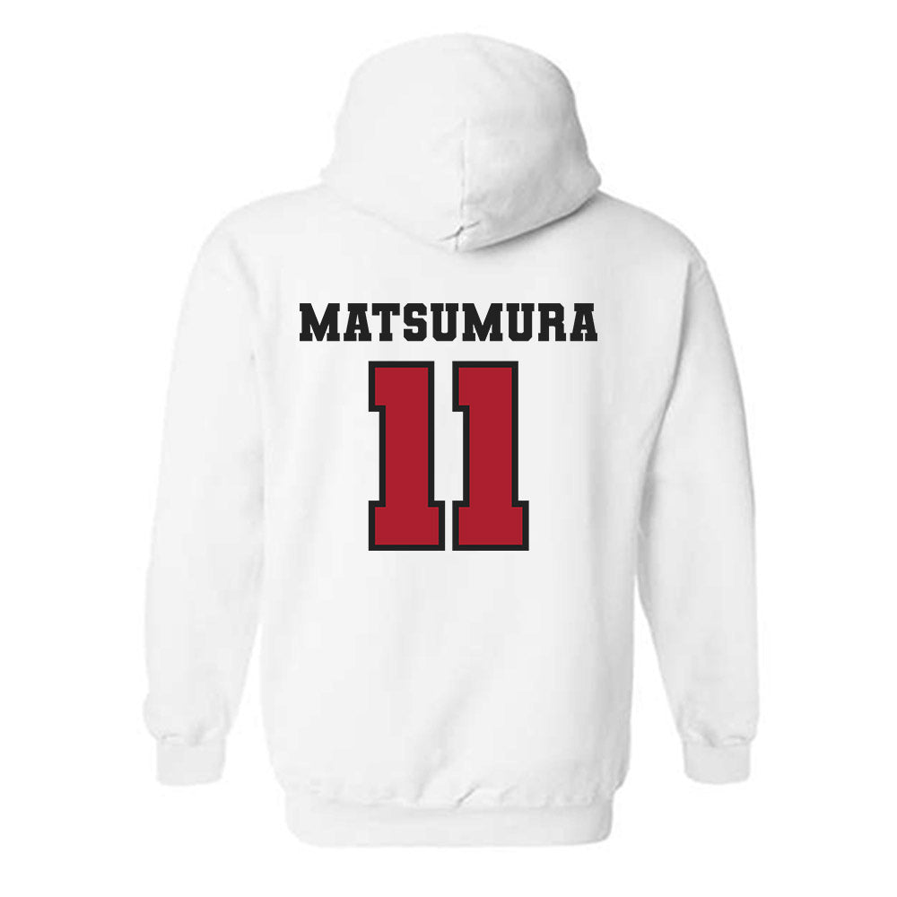 Nicholls State - NCAA Men's Tennis : Kotaro Matsumura - Classic Fashion Shersey Hooded Sweatshirt-1