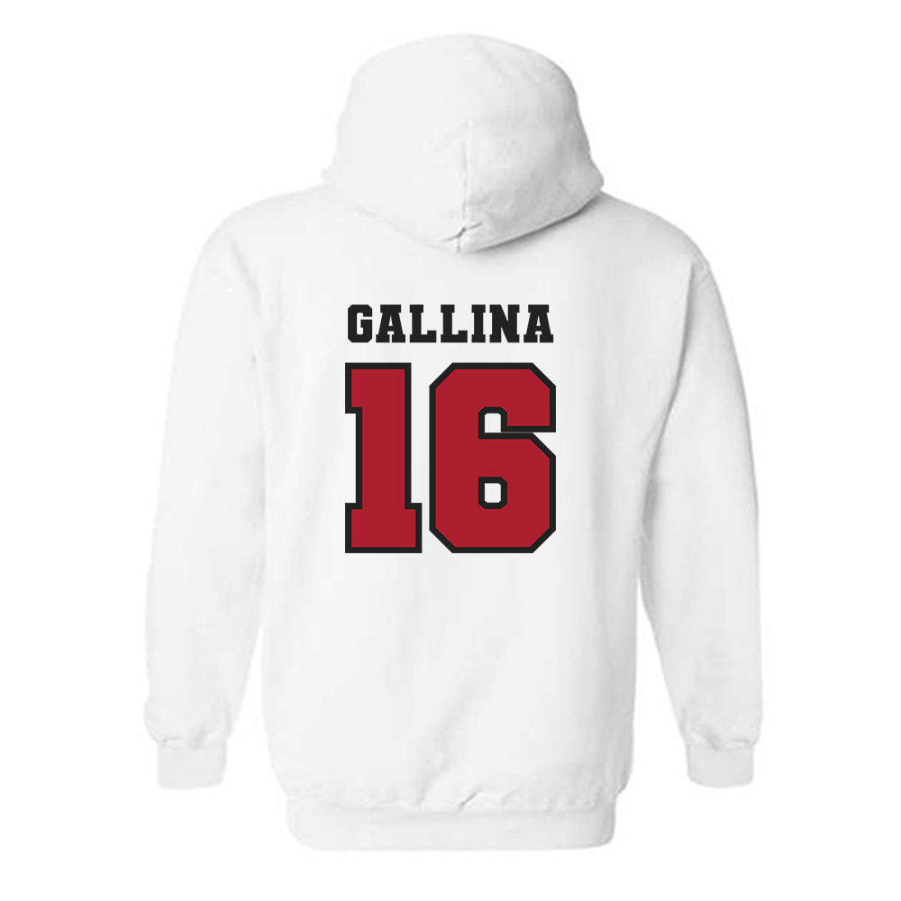 Nicholls State - NCAA Women's Soccer : Mia Gallina - Classic Fashion Shersey Hooded Sweatshirt-1