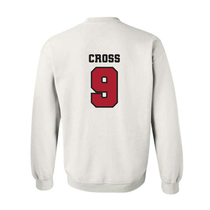 Nicholls State - NCAA Men's Basketball : Zaiden Cross - Classic Fashion Shersey Crewneck Sweatshirt-1