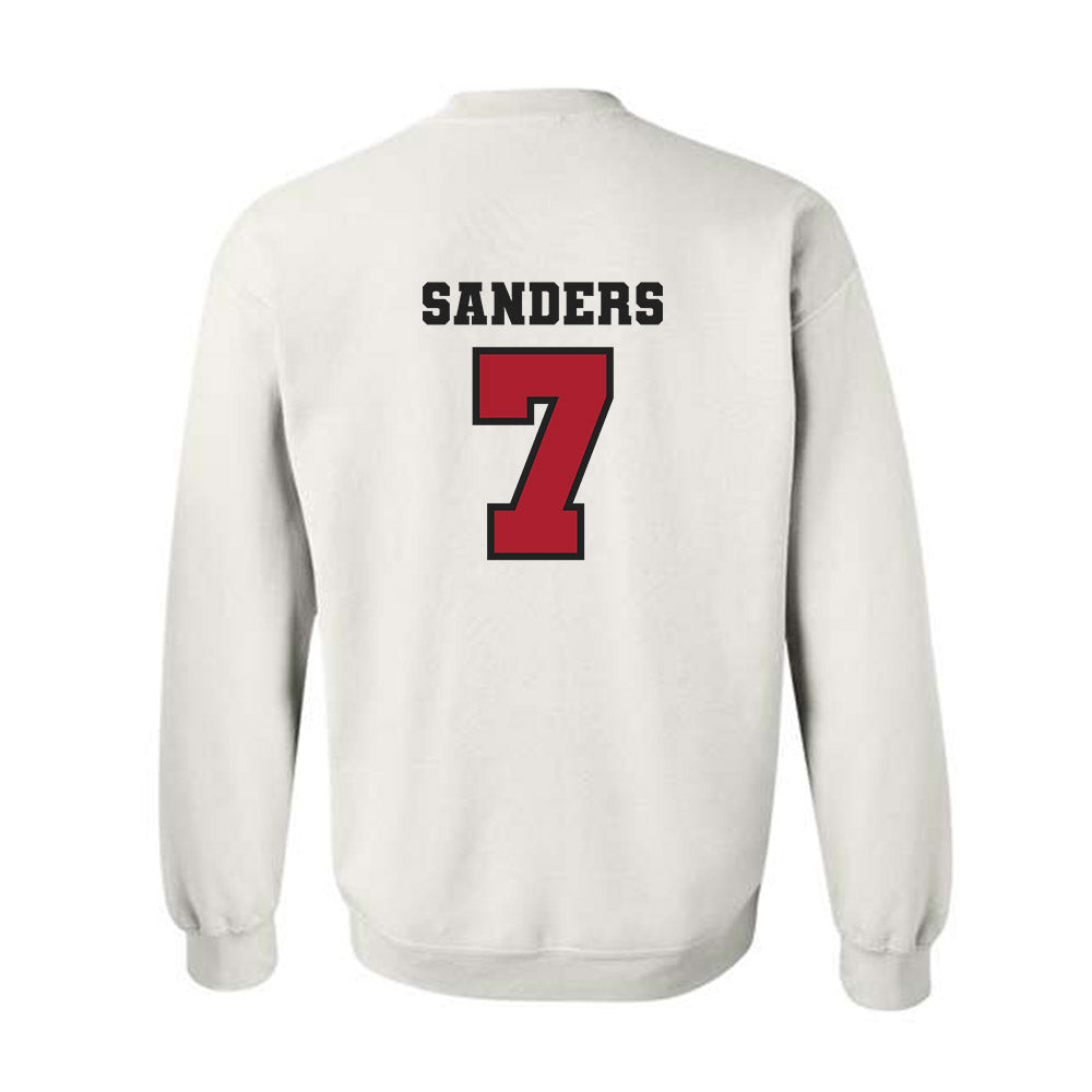 Nicholls State - NCAA Men's Basketball : Grant Sanders - Classic Fashion Shersey Crewneck Sweatshirt-1