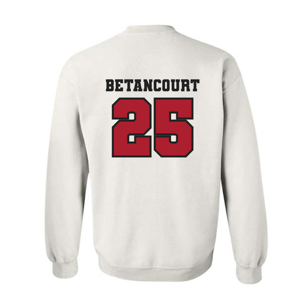 Nicholls State - NCAA Men's Basketball : Domanic Betancourt - Classic Fashion Shersey Crewneck Sweatshirt-1