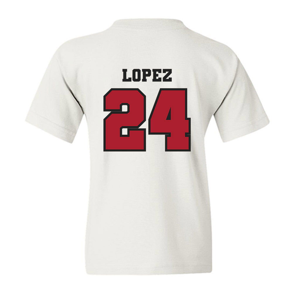 Nicholls State - NCAA Women's Soccer : Alena Lopez - Classic Fashion Shersey Youth T-Shirt-1