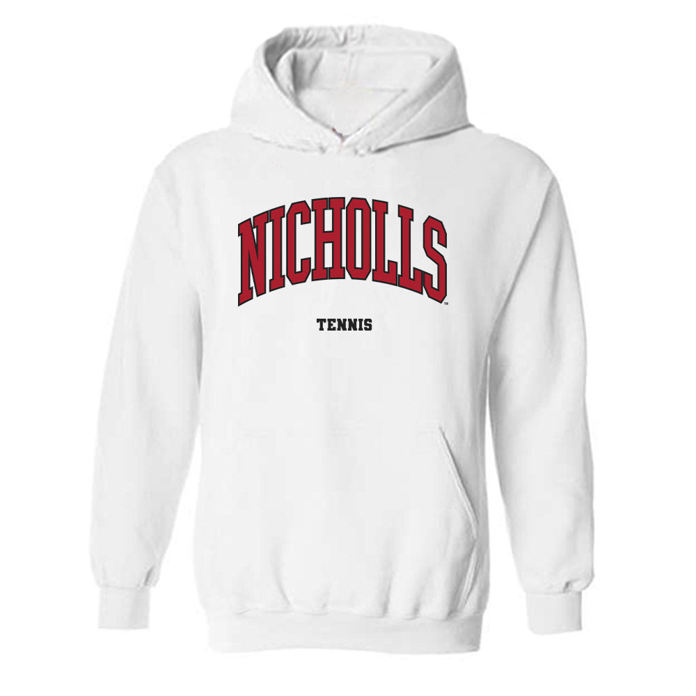Nicholls State - NCAA Men's Tennis : Kotaro Matsumura - Classic Fashion Shersey Hooded Sweatshirt-0