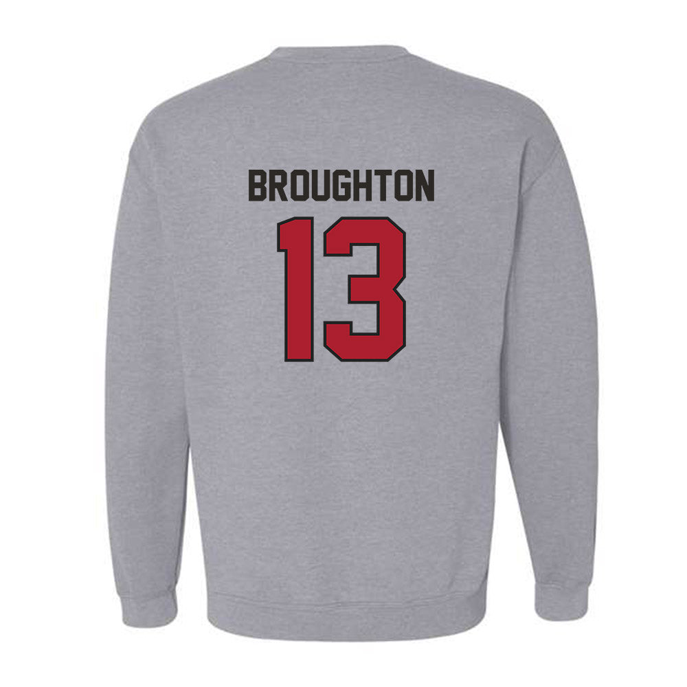 Nicholls State - NCAA Women's Basketball : Asia Broughton - Classic Fashion Shersey Crewneck Sweatshirt